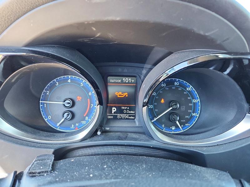2015 Toyota Corolla VIN 5YFBURHE8FP190582 COPART salvage auction — FRONT END, Ca - Salvage Certificate, sold $100 on 2026-07-28 (photo 9)