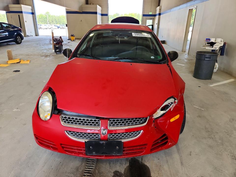 2005 Dodge Neon VIN 1B3ES56C05D197283 COPART salvage auction — FRONT END, Va - Cert Of Title - Salvage, sold $375 on 2026-07-10 (photo 5)