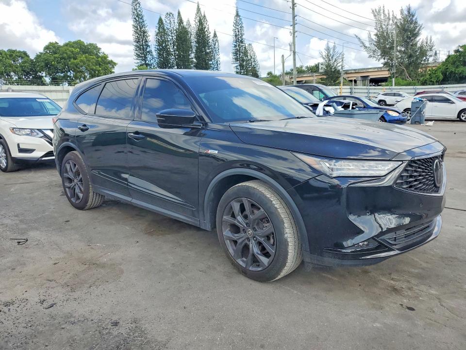 2023 Acura Mdx VIN 5J8YE1H01PL034327 COPART salvage auction — VANDALISM, AZ - CERTIFICATE OF TITLE, sold $18,000 on 2026-07-29 (photo 4)