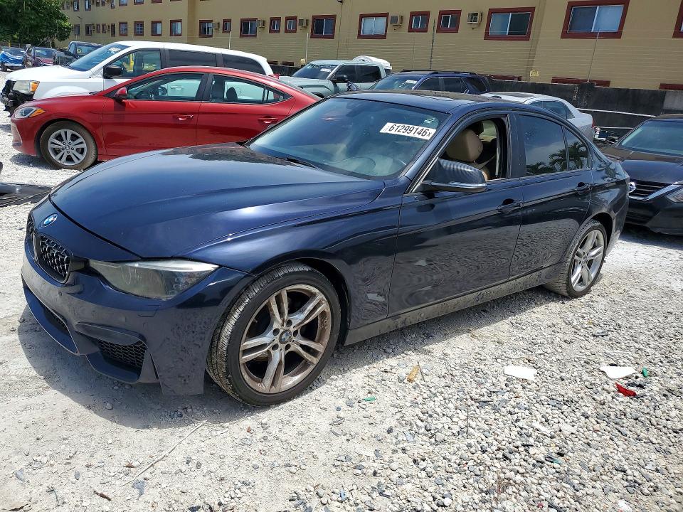 2016 BMW 3er VIN WBA8E5G59GNU19221 COPART salvage auction — FRONT END, Fl - Cert Of Title-Rebuilt (P), sold $1,250 on 2026-08-04 (photo 1)