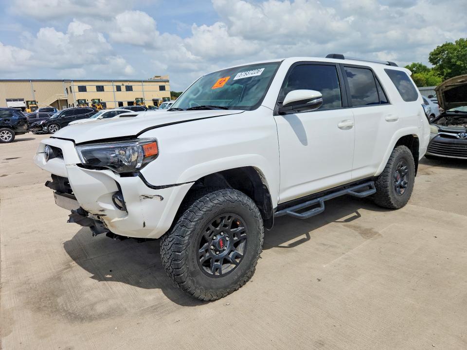 2016 Toyota 4runner VIN JTEBU5JR1G5385262 COPART salvage auction — FRONT END, TX - SALVAGE VEHICLE TITLE (P), sold $7,600 on 2026-07-23 (photo 1)