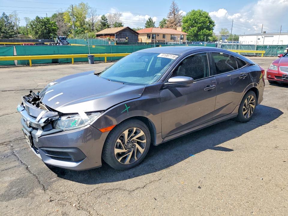 2016 Honda Civic VIN 19XFC2F76GE001964 COPART salvage auction — FRONT END, Co - Public - Salvage Title, sold $650 on 2026-07-30 (photo 1)