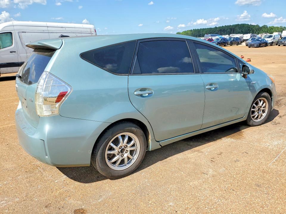 2014 Toyota Prius v VIN JTDZN3EU2E3329875 COPART salvage auction — MECHANICAL, TX - CERTIFICATE OF TITLE, sold $1,550 on 2026-07-20 (photo 3)