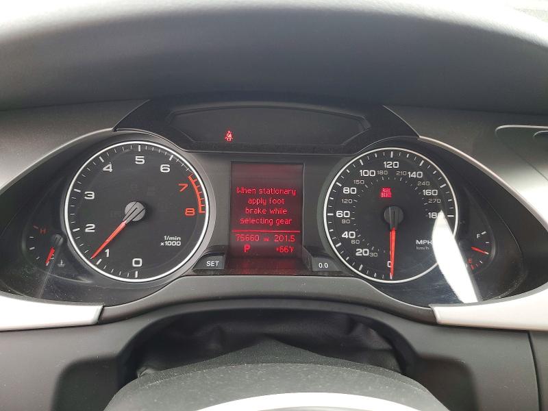2012 Audi A4 VIN WAUFFAFL1CN001324 COPART salvage auction — FRONT END, Wa - Bill Of Sale, sold $1,100 on 2026-07-09 (photo 9)