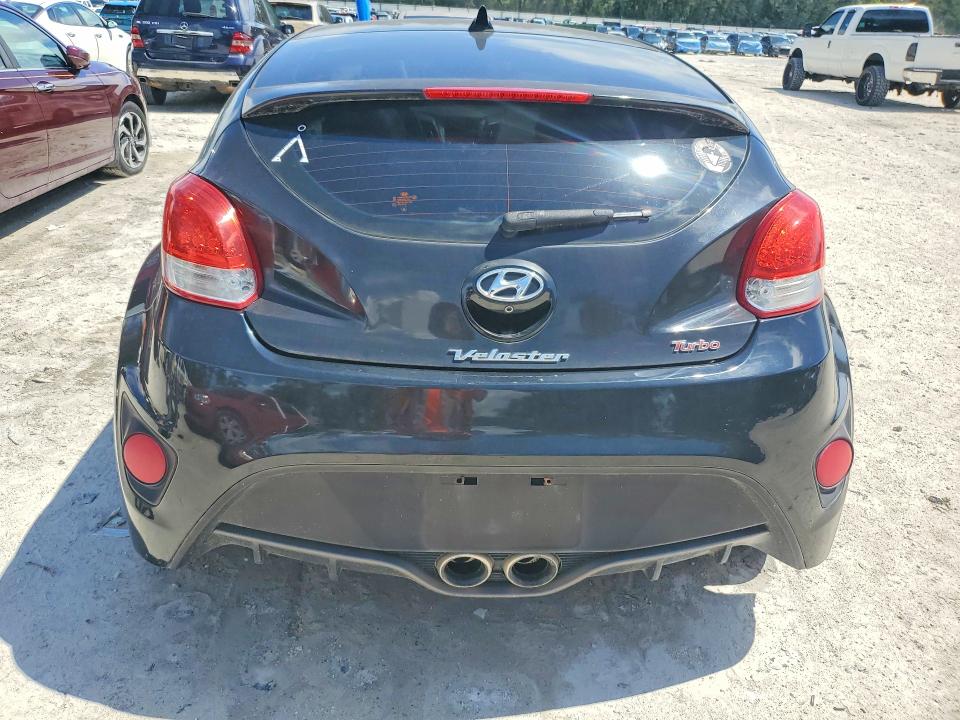 2016 Hyundai Veloster VIN KMHTC6AE7GU296473 COPART salvage auction — MECHANICAL, Fl - Certificate Of Title, sold $575 on 2026-07-28 (photo 6)