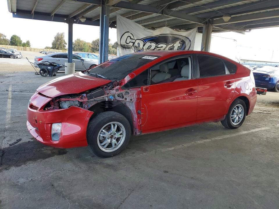 2011 Toyota Prius VIN JTDKN3DU9B0279797 COPART salvage auction — FRONT END, Ca - Salvage Certificate, sold $625 on 2026-07-07 (photo 1)