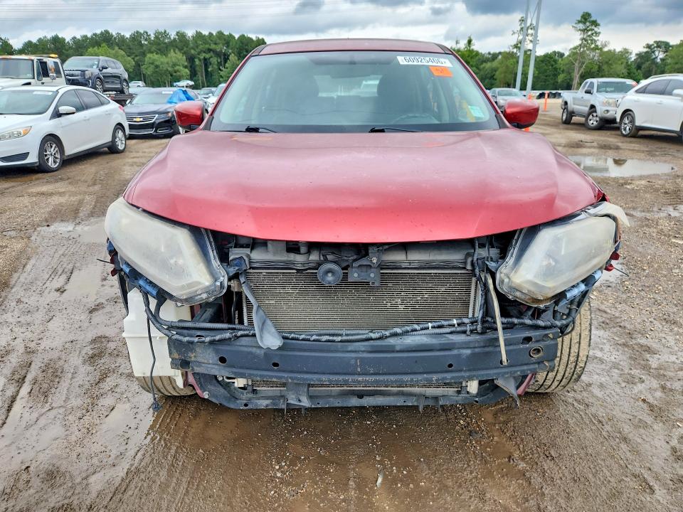 2016 Nissan Rogue VIN KNMAT2MT1GP664823 COPART salvage auction — FRONT END, LA - CERTIFICATE OF TITLE (P), sold $675 on 2026-07-31 (photo 5)
