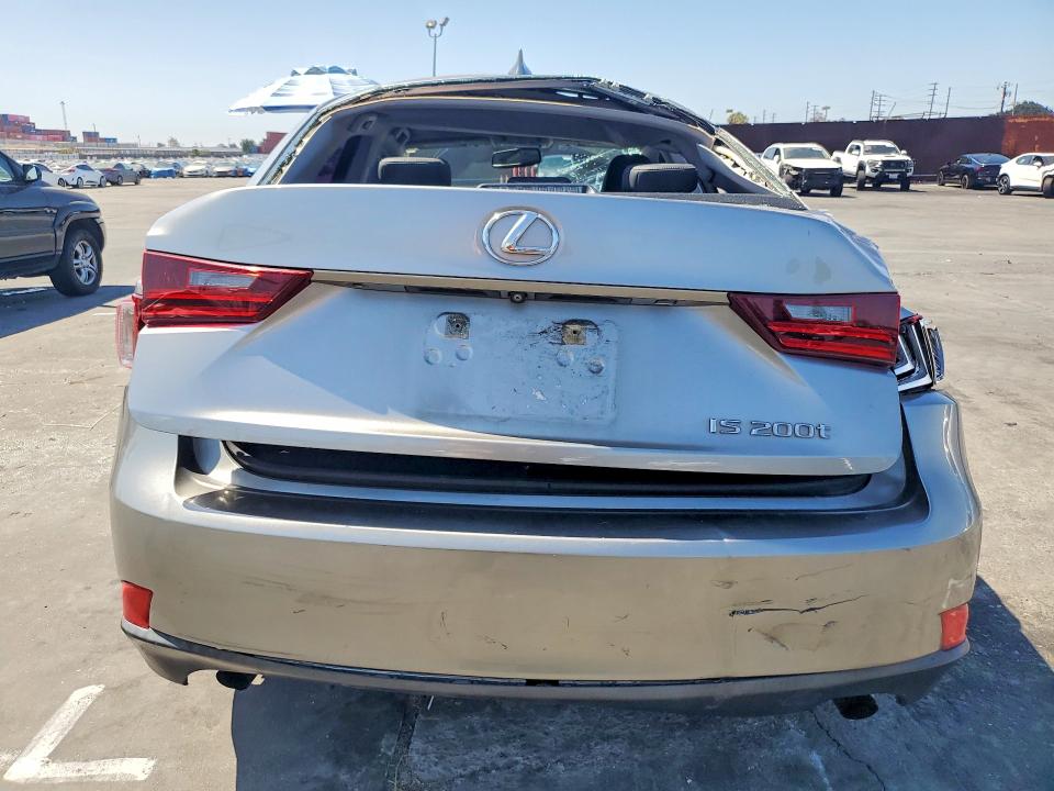 2016 Lexus Is VIN JTHBA1D2XG5011512 COPART salvage auction — ROLLOVER, Ca - Salvage Certificate, sold $1,000 on 2026-07-29 (photo 6)