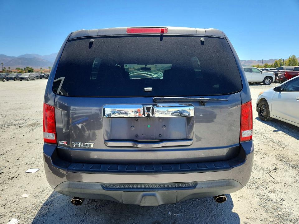 2015 Honda Pilot VIN 5FNYF3H42FB023526 COPART salvage auction — SIDE, Ca - Salvage Certificate, sold $1,100 on 2026-07-29 (photo 6)