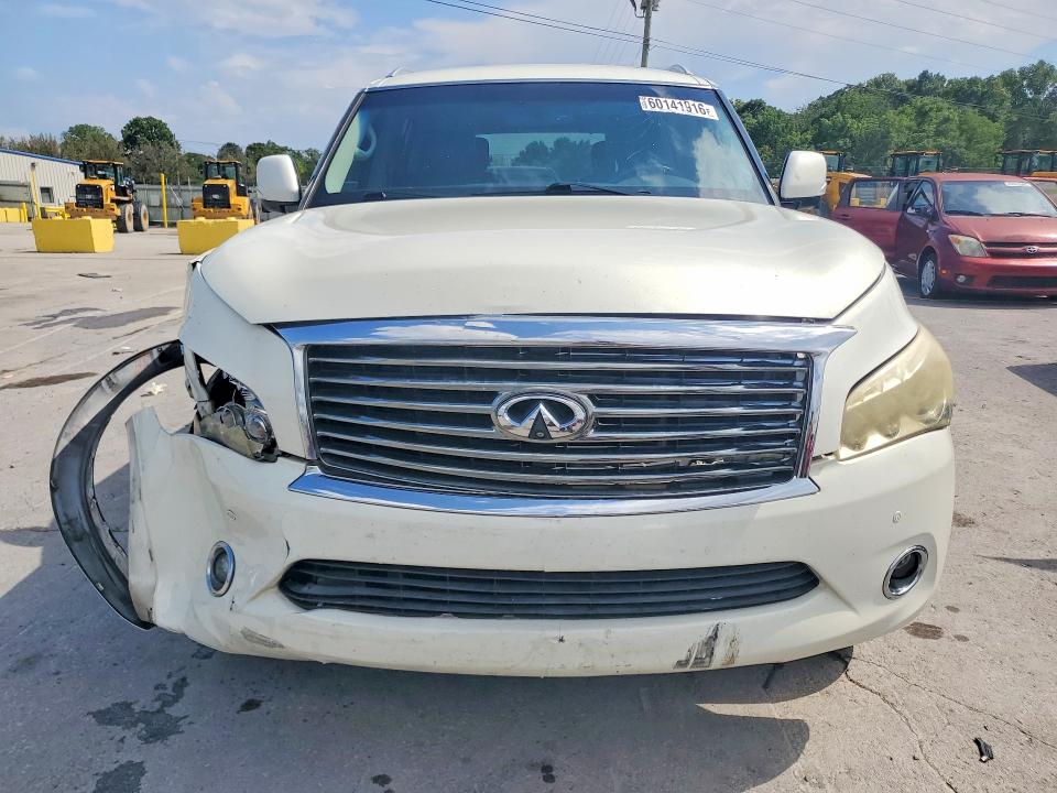 2012 Infiniti Qx56 VIN JN8AZ2NF1C9517718 COPART salvage auction — FRONT END, TN - SALVAGE CERTIFICATE (P), sold $1,200 on 2026-07-22 (photo 5)