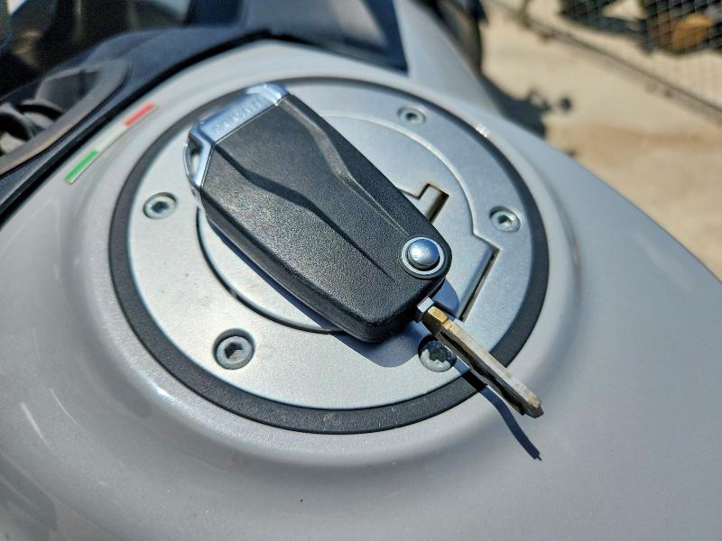 2012 Ducati Multistrada VIN ZDM12BLW6CB018168 COPART salvage auction — SIDE, Tx - Salvage Vehicle Title, sold $3,350 on 2026-07-27 (photo 8)