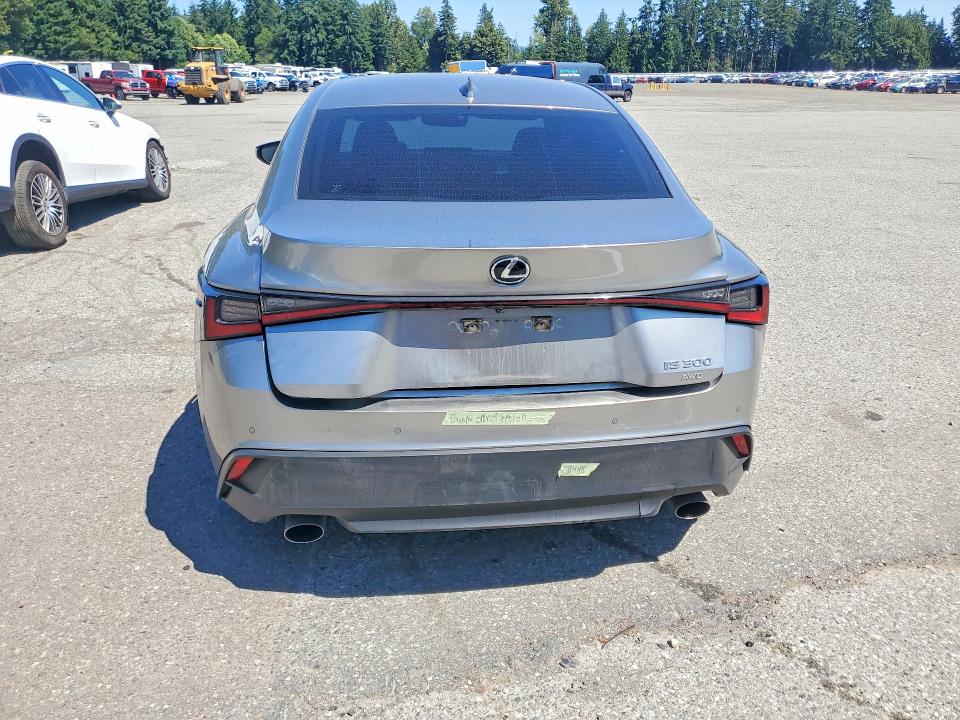 2022 Lexus Is VIN JTHD81F26N5049902 COPART salvage auction — REAR END, Salvage Title, sold $6,700 on 2026-07-27 (photo 6)