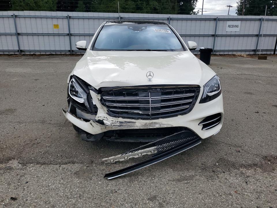 2019 Mercedes-benz S-klasse VIN WDDUG8DB2KA429389 COPART salvage auction — FRONT END, Wa - Bill Of Sale, sold $17,200 on 2026-08-10 (photo 5)