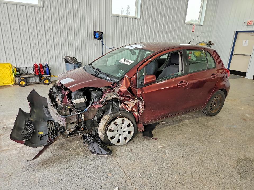 2010 Toyota Yaris VIN JTDKT4K32A5280393 COPART salvage auction — FRONT END, Oh - Cert Of Title-Salvage, sold $400 on 2026-07-28 (photo 1)