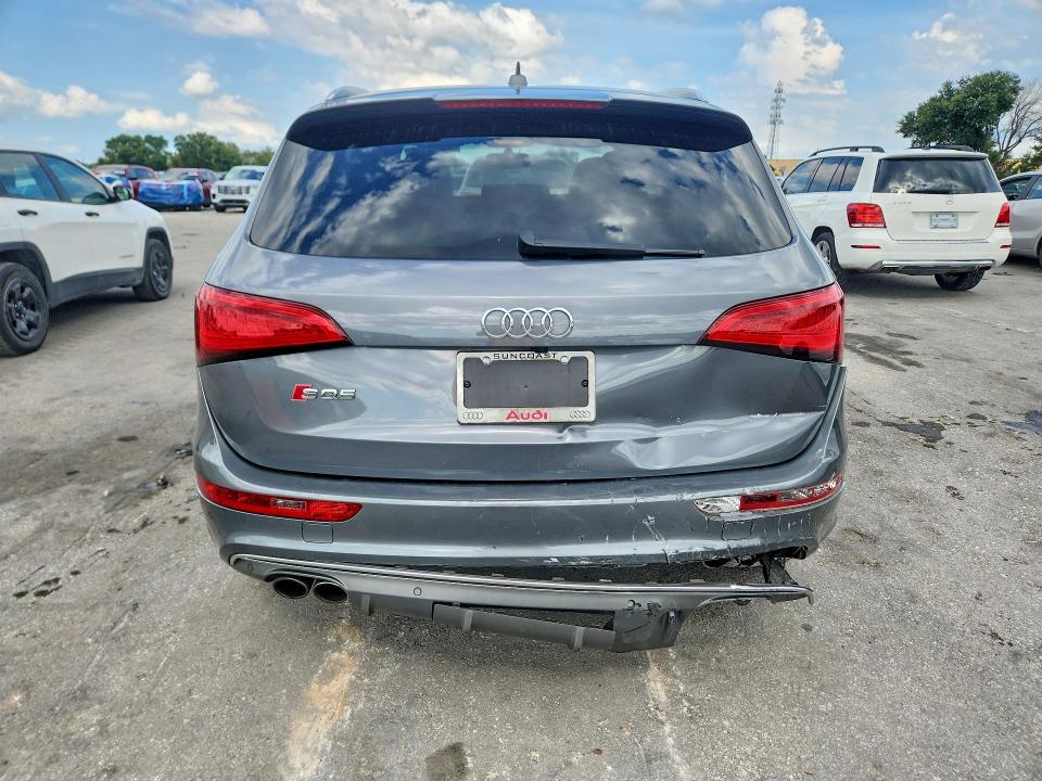2014 Audi Sq5 VIN WA1CGAFPXEA046658 COPART salvage auction — REAR END, Fl - Certificate Of Destruction, sold $3,500 on 2026-07-16 (photo 6)