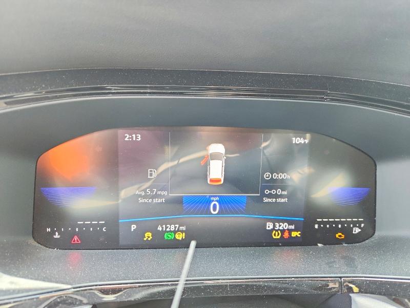 2024 Volkswagen Taos VIN 3VV5X7B28RM058071 COPART salvage auction — FRONT END, Tx - Salvage Vehicle Title, sold $4,800 on 2026-07-09 (photo 9)