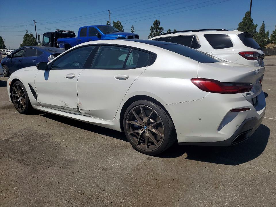 2020 BMW M8 VIN WBAGV8C0XLBP48612 COPART salvage auction — SIDE, Ca - Salvage Certificate, sold $21,900 on 2026-07-30 (photo 2)