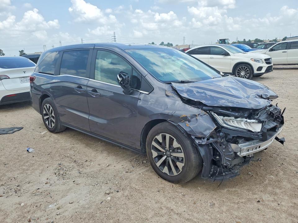 2025 Honda Odyssey VIN 5FNRL6H63SB089948 COPART salvage auction — FRONT END, Nc - Salvage Certificate Of Title, sold $7,800 on 2026-07-28 (photo 4)