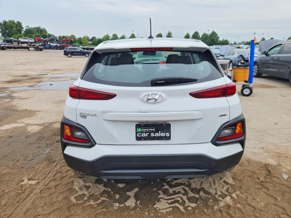 2019 Hyundai Kona VIN KM8K1CAA8KU293927 COPART salvage auction — FRONT END, Mo - Certificate Of Title, sold $6,400 on 2026-07-31 (photo 6)