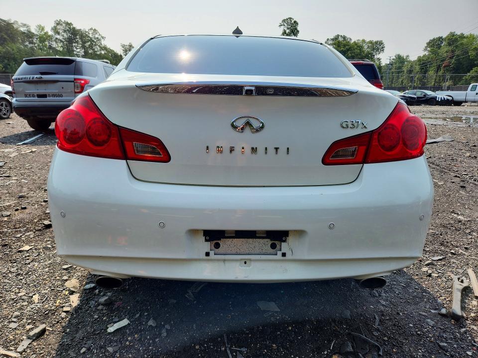 2012 Infiniti G37 VIN JN1CV6AR2CM677825 COPART salvage auction — MINOR DENT/SCRATCHES, Md - Cert Of Title-Rebuilt Salvage, sold $275 on 2026-07-31 (photo 6)