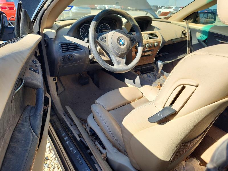 2004 BMW 6 series VIN WBAEH73464B191193 COPART salvage auction — NORMAL WEAR, Tx - Certificate Of Title, sold $90 on 2026-07-28 (photo 8)