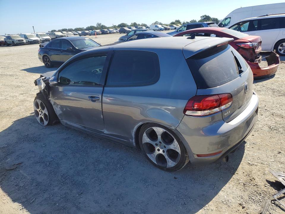 2012 Volkswagen Gti VIN WVWFD7AJ1CW144060 COPART salvage auction — FRONT END, Ca - Salvage Certificate, sold $15 on 2026-07-28 (photo 2)