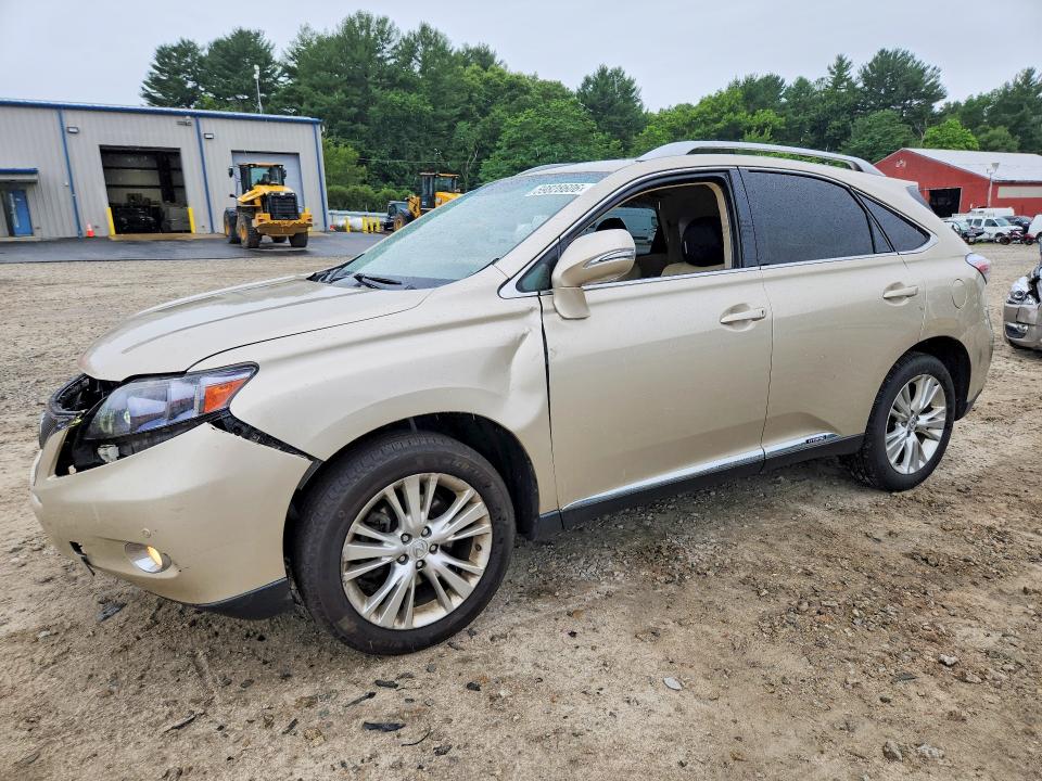 2011 Lexus Rx 450h VIN JTJBC1BA2B2420701 COPART salvage auction — FRONT END, MA - CERT OF TITLE-RECONSTRCTD COLL, sold $2,250 on 2026-07-13 (photo 1)