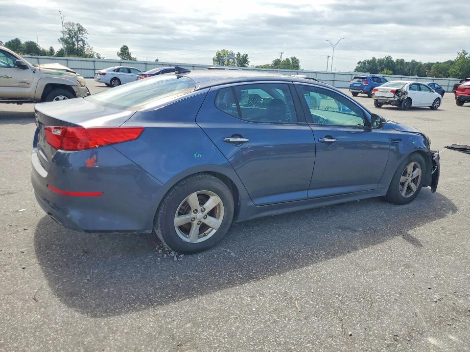 2015 Kia Optima VIN KNAGM4A7XF5608266 COPART salvage auction — FRONT END, Nc - Salvage Certificate Of Title, sold $350 on 2026-07-28 (photo 3)