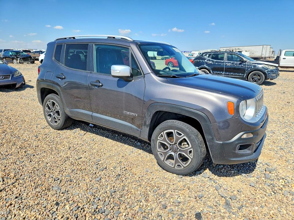 2016 Jeep Renegade VIN ZACCJBDT2GPE12757 COPART salvage auction — MECHANICAL, TX - SALVAGE VEHICLE TITLE, sold $90 on 2026-07-28 (photo 4)