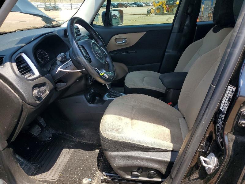 2017 Jeep Renegade VIN ZACCJBBB3HPG37197 COPART salvage auction — FRONT END, Co - Salvage Title, sold $525 on 2026-08-05 (photo 7)