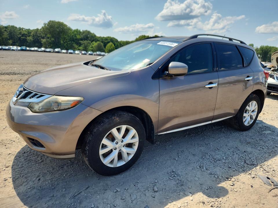 2011 Nissan Murano VIN JN8AZ1MU8BW066474 COPART salvage auction — MECHANICAL, AR - CERTIFICATE OF TITLE, sold $60 on 2026-07-29 (photo 1)
