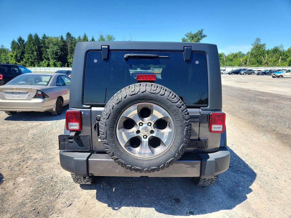2017 Jeep Wrangler / VIN 1C4BJWEG7HL553026 COPART salvage auction — NORMAL WEAR, Ny - Certificate Of Title (P), sold $9,500 on 2026-08-16 (photo 6)