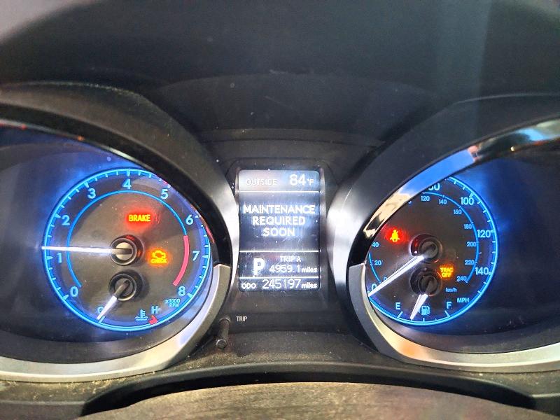2016 Toyota Corolla VIN 5YFBURHE2GP520959 COPART salvage auction — FRONT END, Ky - Certificate Of Title, sold $825 on 2026-07-27 (photo 9)