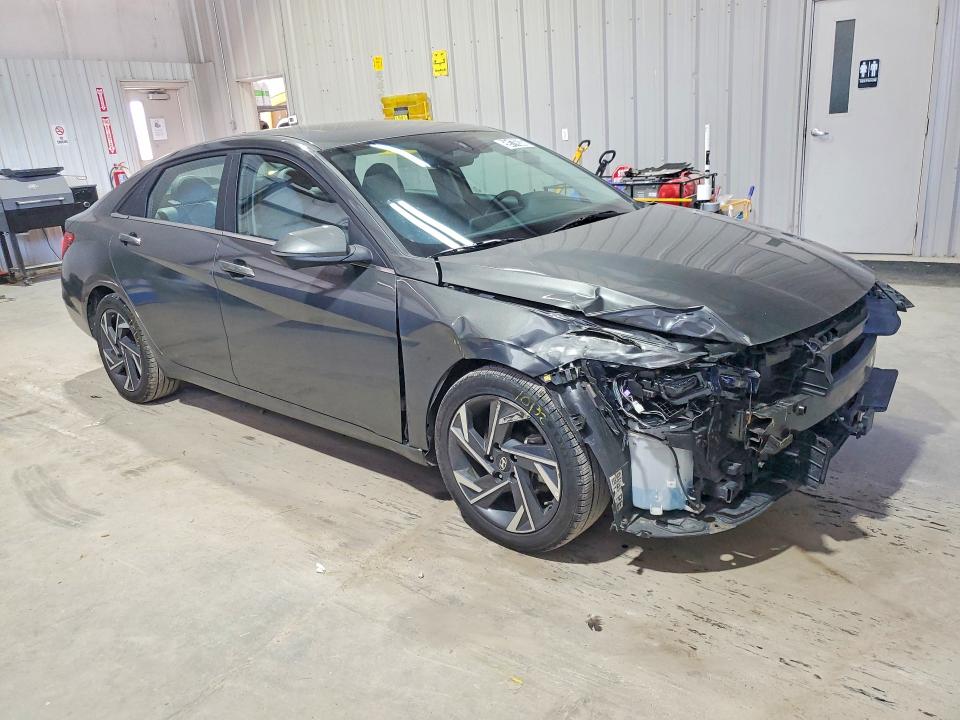 2024 Hyundai Elantra VIN KMHLP4DG1RU777991 COPART salvage auction — FRONT END, Fl - Certificate Of Title (P), sold $10,000 on 2026-07-06 (photo 4)