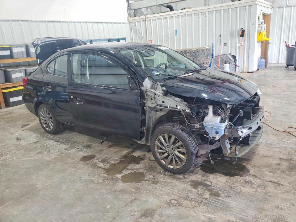 2018 Mitsubishi Mirage VIN ML32F4FJ3JHF04808 COPART salvage auction — FRONT END, NY - MV-907A SALVAGE CERTIFICATE, sold $325 on 2026-07-27 (photo 4)