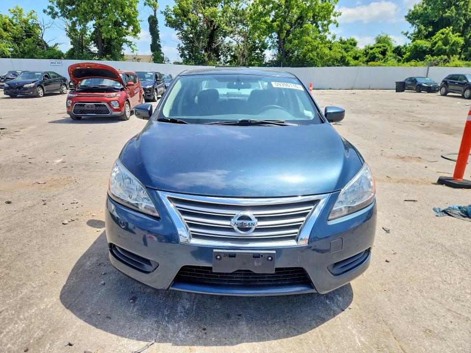 2013 Nissan Sentra VIN 3N1AB7AP9DL706088 COPART salvage auction — MINOR DENT/SCRATCHES, Mo - Certificate Of Title, sold $1,000 on 2026-07-22 (photo 5)