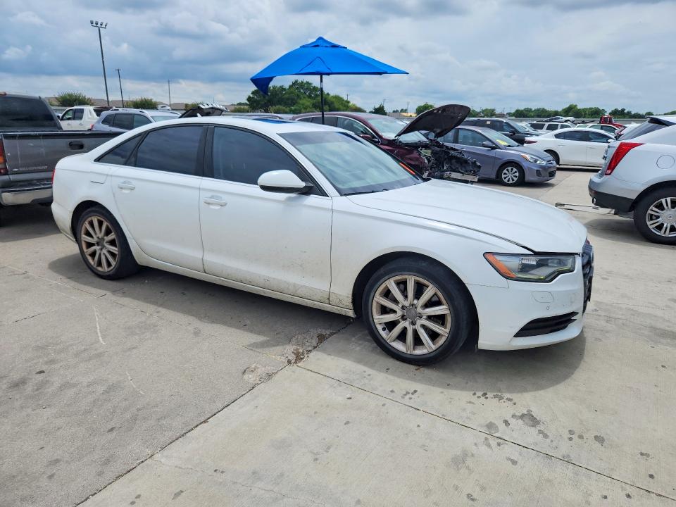 2014 Audi A6 VIN WAUGFAFCXEN119914 COPART salvage auction — NORMAL WEAR, Tx - Certificate Of Title, sold $500 on 2026-07-30 (photo 4)