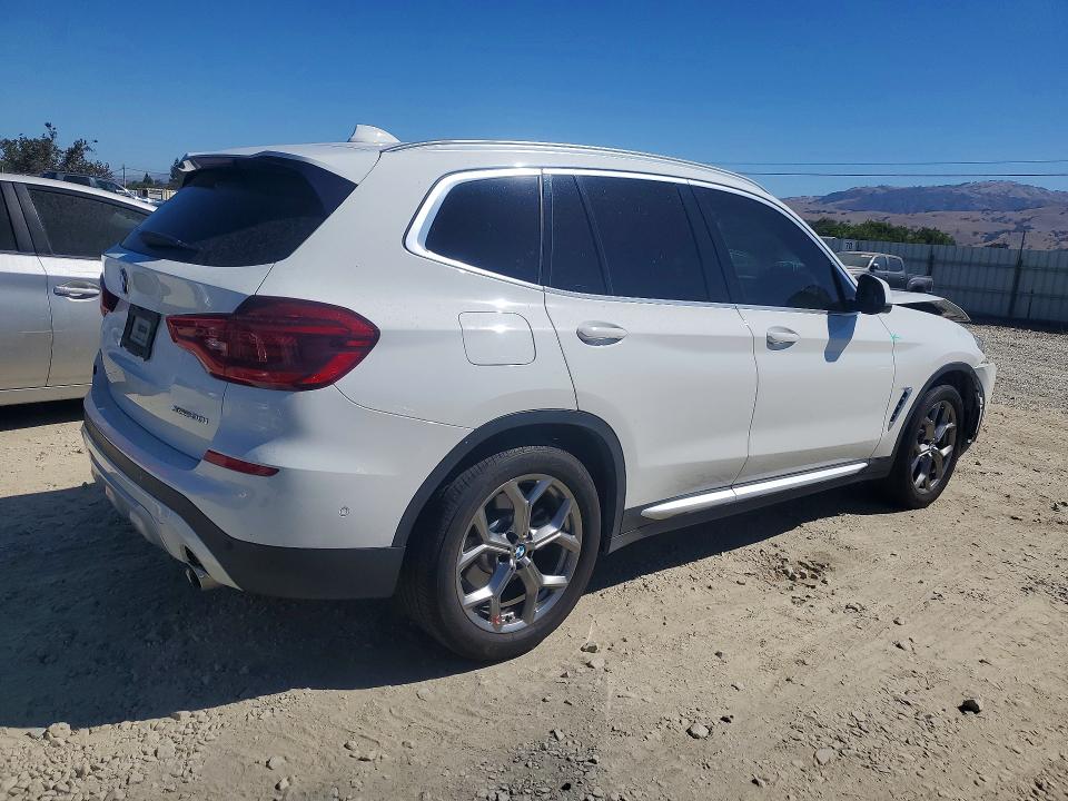 2020 BMW X3 VIN 5UXTY5C01L9B91914 COPART salvage auction — FRONT END, Ca - Salvage Certificate, sold $1,300 on 2026-07-30 (photo 3)
