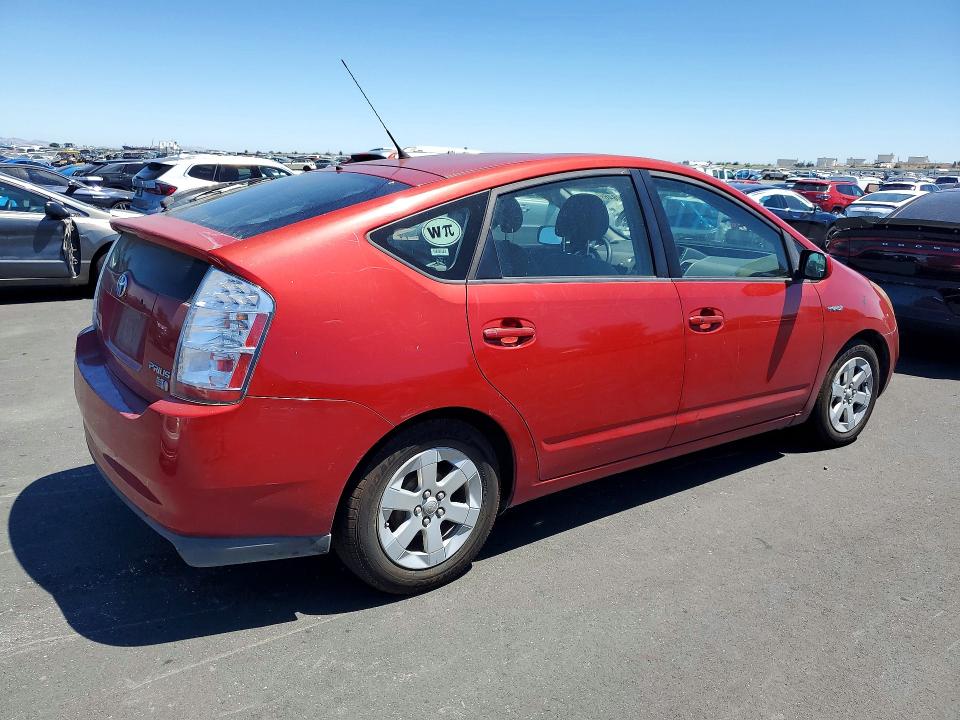 2008 Toyota Prius VIN JTDKB20U683406845 COPART salvage auction — VANDALISM, CA - SALVAGE CERTIFICATE, sold $600 on 2026-07-13 (photo 3)