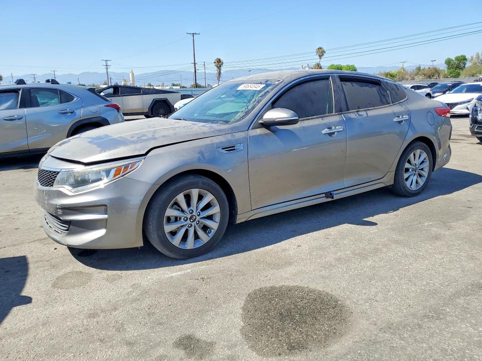 2017 Kia Optima VIN 5XXGT4L31HG169764 COPART salvage auction — FRONT END, CA - SALVAGE CERTIFICATE, sold $1,750 on 2026-07-16 (photo 1)