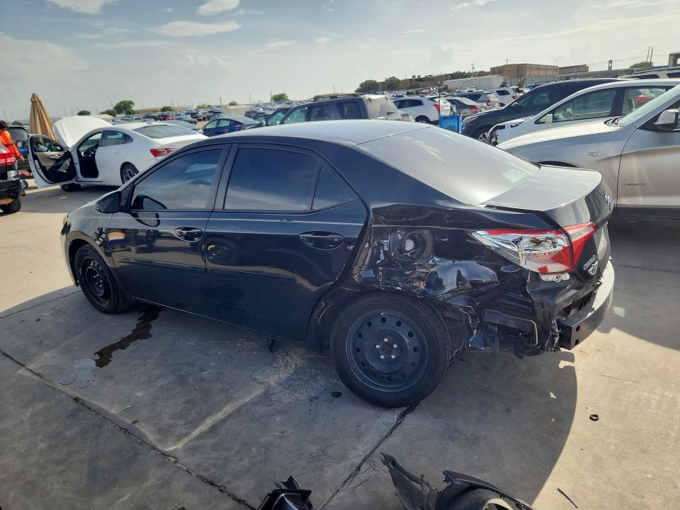 2016 Toyota Corolla VIN 5YFBURHE5GP469795 COPART salvage auction — REAR END, Tx - Certificate Of Title, sold $1,450 on 2026-07-30 (photo 2)