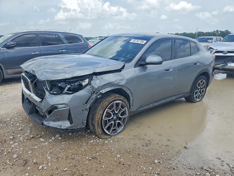 2025 BMW X2 VIN WBX63GM09S5153179 COPART salvage auction — FRONT END, Ny - Mv-907A Salvage Certificate, sold $9,700 on 2026-07-28 (photo 1)