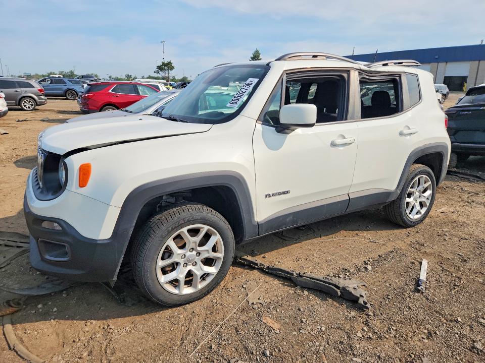 2018 Jeep Renegade VIN ZACCJBBB0JPJ33712 COPART salvage auction — ROOF, Mi - Certificate Of Title, sold $1,050 on 2026-07-24 (photo 1)