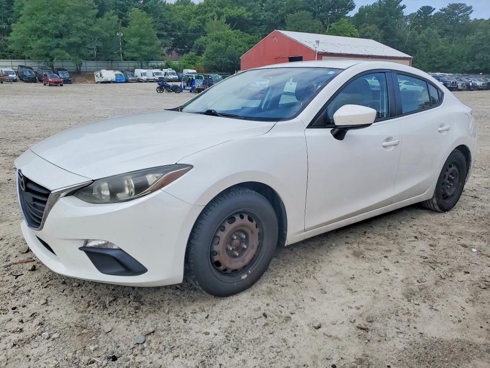 2016 Mazda 3 VIN JM1BM1T73G1296373 COPART salvage auction — REAR END, Ma - Cert Of Title-Reconstrctd Coll, sold $1,850 on 2026-07-27 (photo 1)