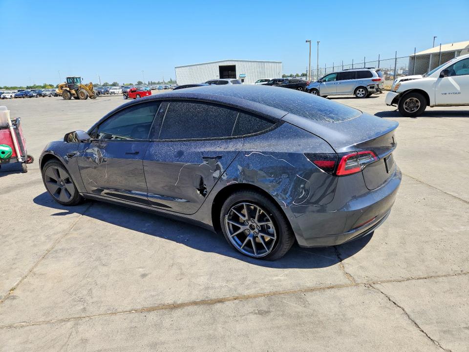 2022 Tesla Model 3 VIN 5YJ3E1EB2NF319634 COPART salvage auction — REAR END, Ca - Salvage Certificate, sold $7,100 on 2026-07-20 (photo 2)