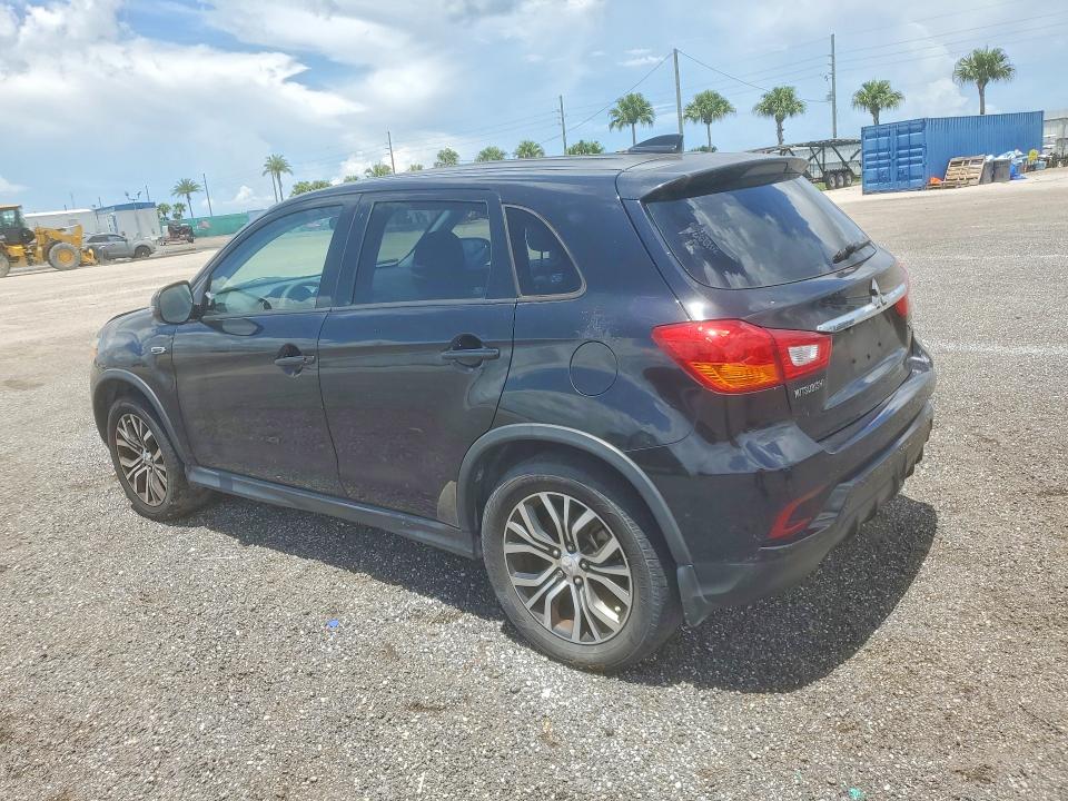 2018 Mitsubishi Outlander VIN JA4AP3AU2JU006955 COPART salvage auction — REAR END, Fl - Certificate Of Title, sold $1,400 on 2026-07-13 (photo 2)