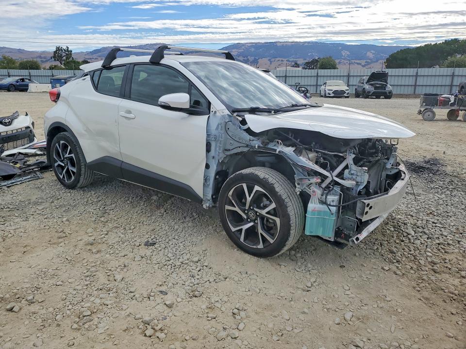 2020 Toyota C-hr VIN JTNKHMBX0L1076346 COPART salvage auction — FRONT END, Ca - Salvage Certificate, sold $575 on 2026-07-28 (photo 4)