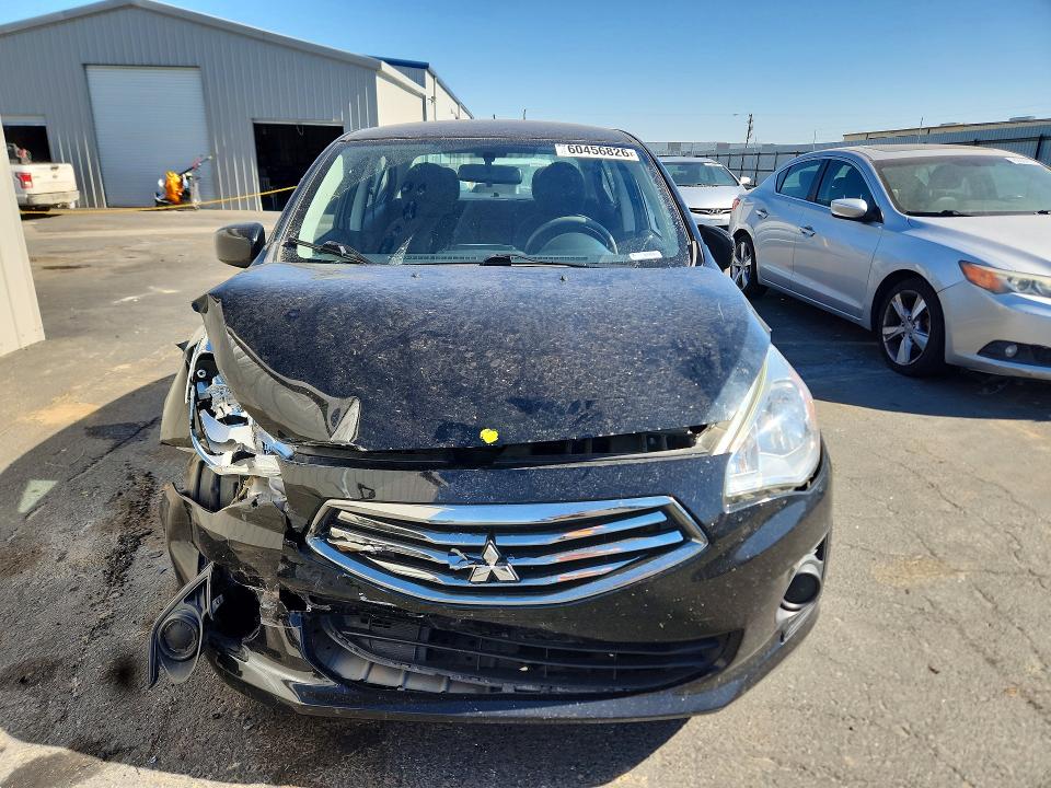 2019 Mitsubishi Mirage VIN ML32F3FJXKHF16207 COPART salvage auction — FRONT END, CA - SALVAGE CERTIFICATE, sold $850 on 2026-07-27 (photo 5)