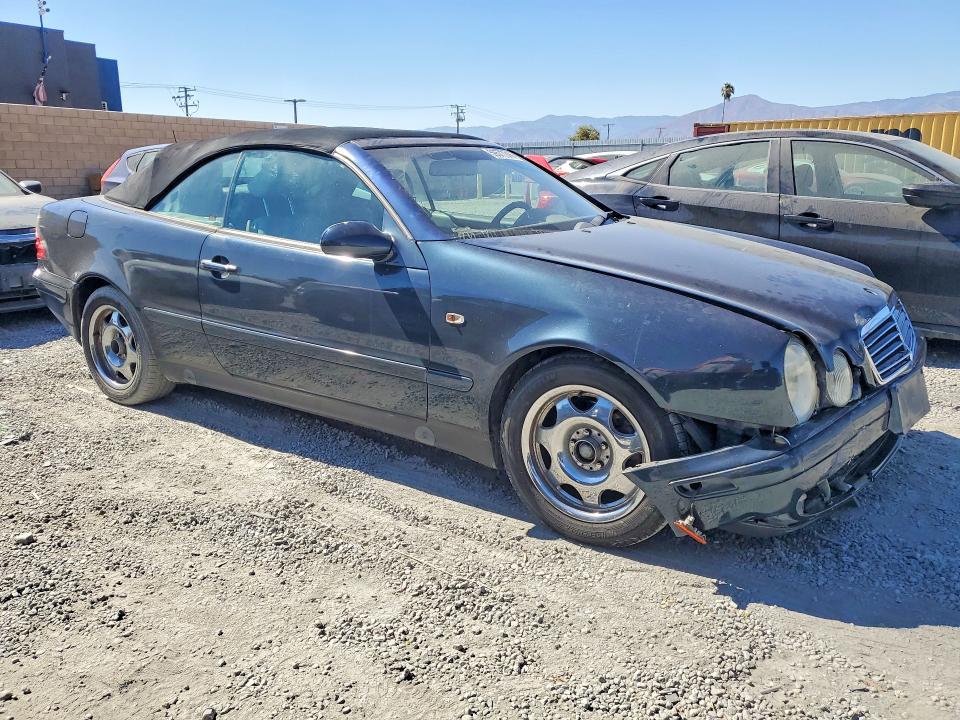 1999 Mercedes-benz Clk-class VIN WDBLK65G5XT024463 COPART salvage auction — FRONT END, CA - SALVAGE CERTIFICATE, sold $250 on 2026-07-29 (photo 4)