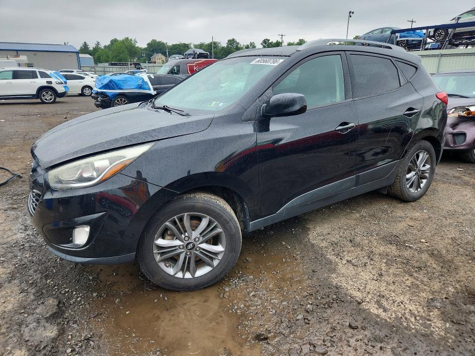 2015 Hyundai Tucson VIN KM8JU3AG1FU115953 COPART salvage auction — FRONT END, Pa - Certificate Of Salvage, sold $1,400 on 2026-07-17 (photo 1)